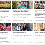A screenshot of United Way of Calgary and Area blog page