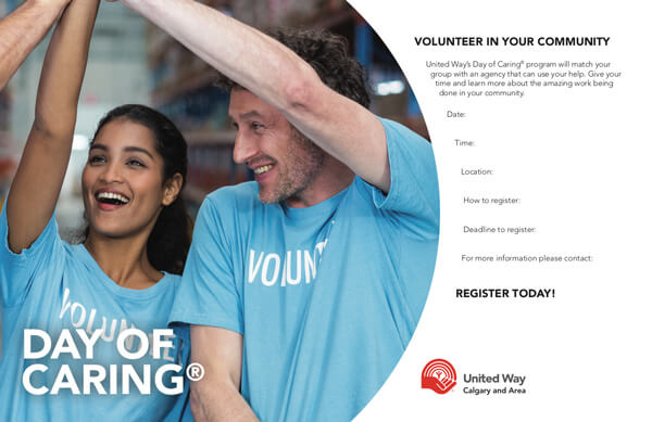Day of Caring® template preview