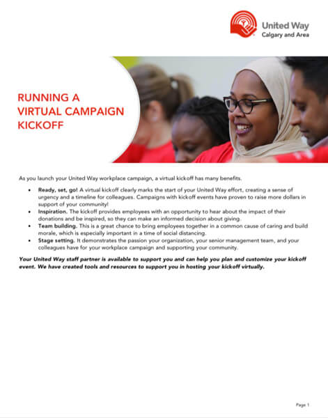 Virtual Campaign Kickoff Guide preview